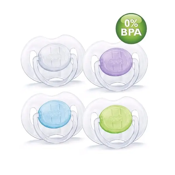 Силиконовaя пустышкa Philips Avent Классика, 0-6 мес., 170/18, 86137, 2 штуки — главный ракурс