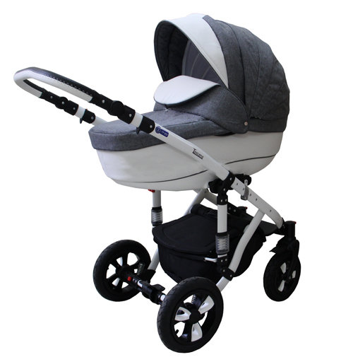 Детская коляска Bebe-mobile Toscana Ecco 2 в 1, эко-кожа — фото 54