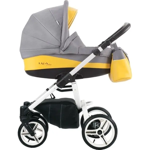 Детская коляска Bebetto Luca S-line 2 в 1, шасси Silver — главный ракурс