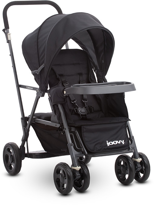 Детская прогулочная коляска для погодок Joovy Caboose Graphite — фото 2