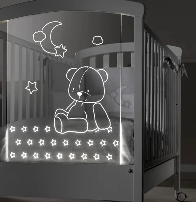 Детская кроватка Erbesi Stella Light LED — фото 2