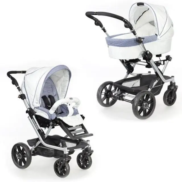 Детская коляска Teutonia Mistral S V3 Titanium Теутония Мистраль С В3 Титаниум 2 в 1 — главный ракурс