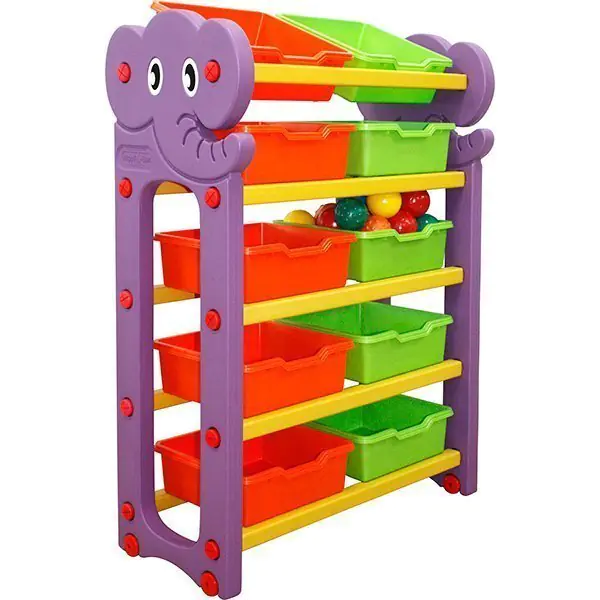 Стеллаж для хранения игрушек Happy Box JM-809C — главный ракурс