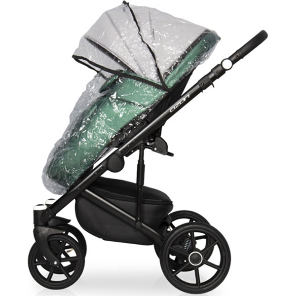 Детская коляска Riko Basic Ozon Shine 3 в 1, эко-кожа — фото 11