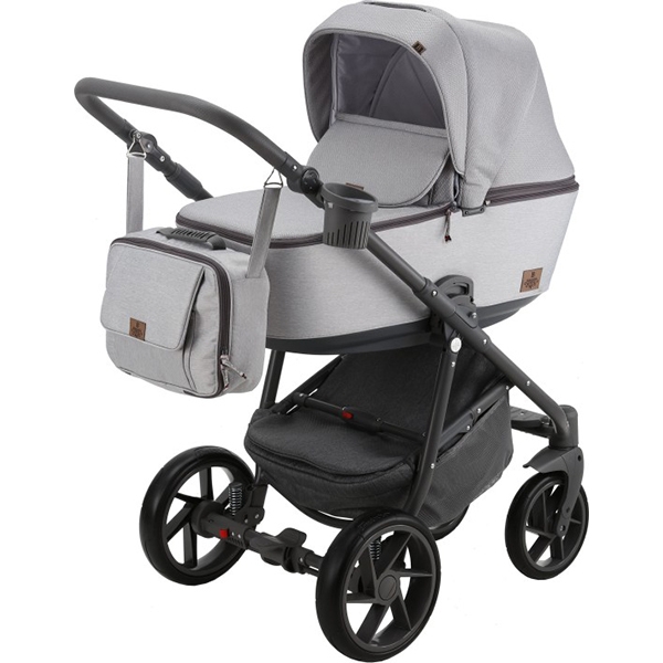 Детская коляска BeBe-Mobile Gusto 2 в 1, ткань+эко-кожа — фото 20