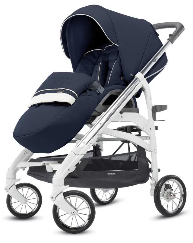 Детская коляска Inglesina Trilogy Plus System Quattro 4 в 1 на шасси Trilogy Plus Chrome White — фото 8