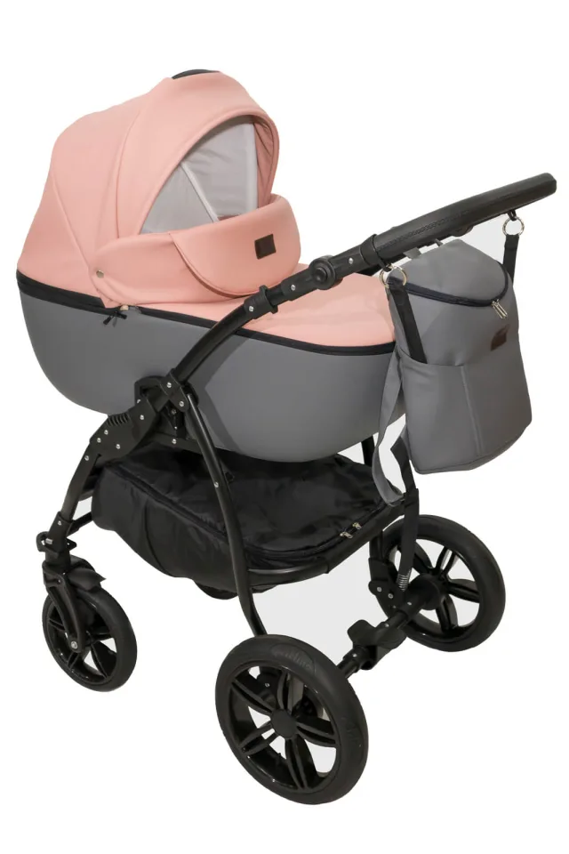 Детская коляска Jaxee Rosa 2 в 1, 100% эко кожа — фото 13