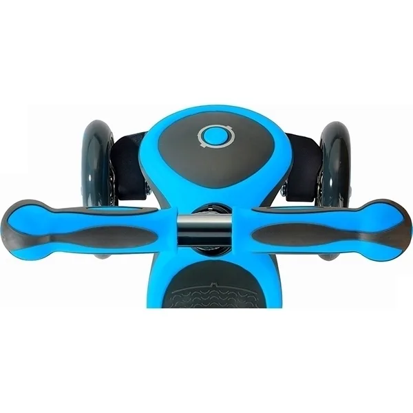 Трехколесный самокат-беговел Globber Evo 4 в 1 Plus 454 с подножками и 3 светящимися колесами — фото 15