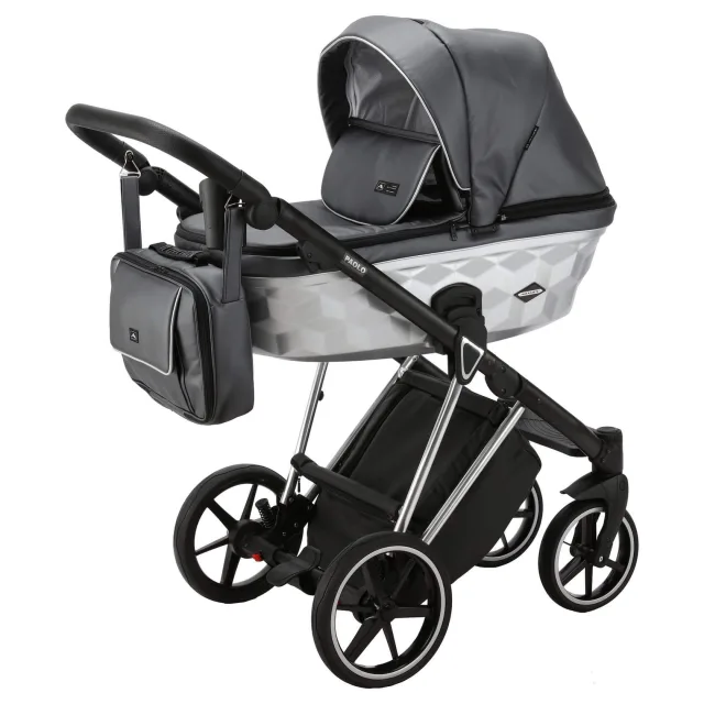 Детская коляска Adamex Paolo Star Deluxe 3 в 1 — фото 5