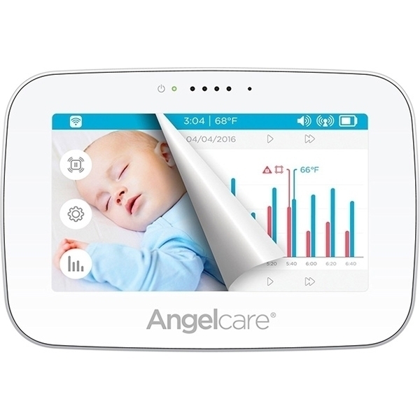 Видеоняня с сенсорным LCD дисплеем и беспроводным монитором дыхания AngelCare AC417 — фото 4