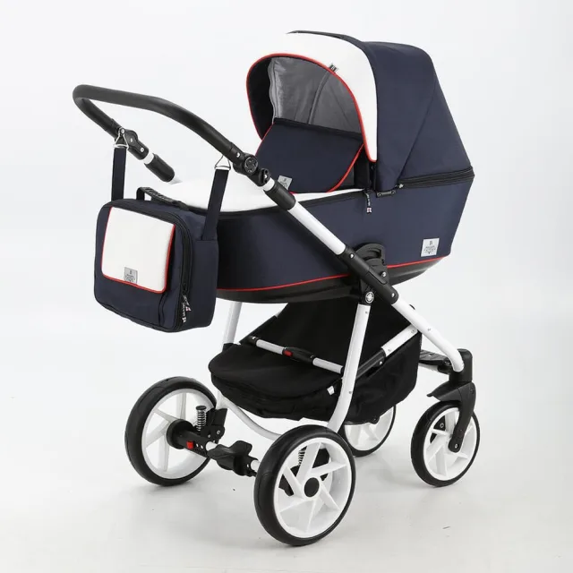 Детская коляска BeBe-Mobile Gusto 3 в 1, ткань+экокожа — фото 2