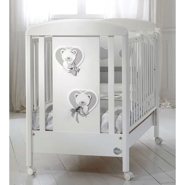 Детская кроватка Baby Expert Bon Bon Duetto, колесо — фото 4
