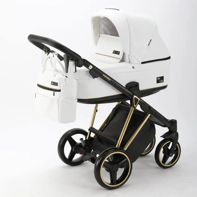 Детская коляска Adamex Verona Special Edition Deluxe 2 в 1 — фото 1