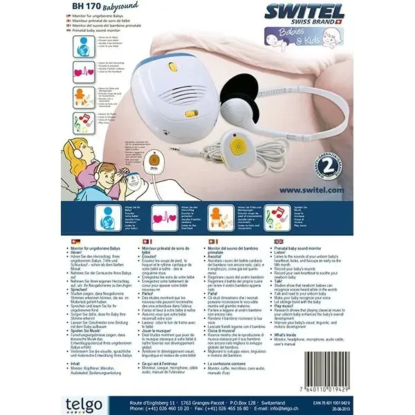 Электронный стетоскоп для будущей мамы Switel BH170 — фото 2