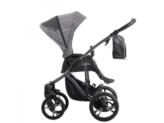 Детская коляска Bebetto Bresso Premium Class Dark 2020 2 в 1 — фото 8