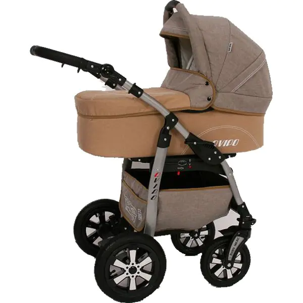 Детская коляска Baby-Merc Qvipo 3 в 1 — главный ракурс