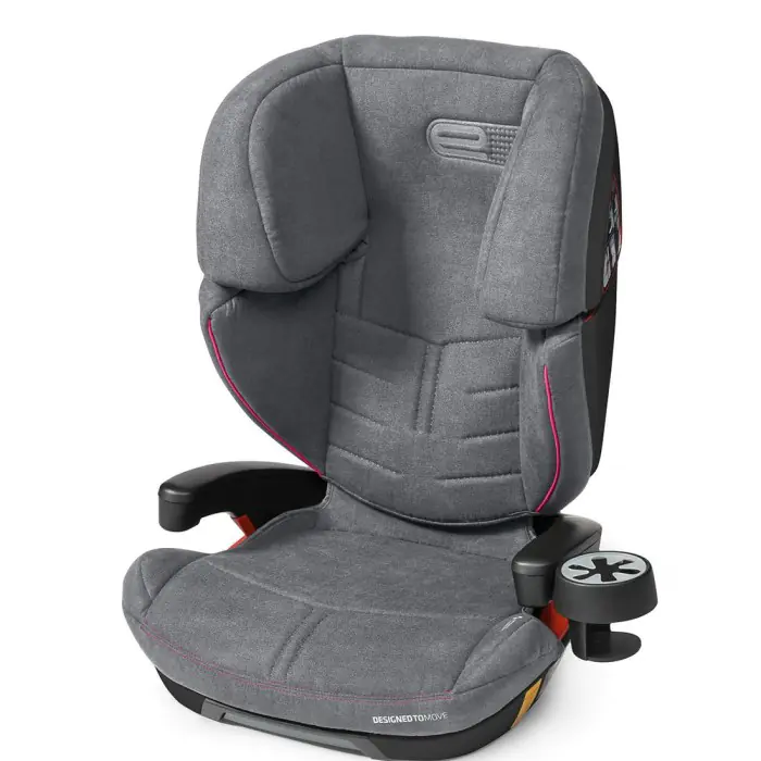 Детское автокресло Espiro Omega FX Isofix, Gray & Pink - 08 2019 — главный ракурс