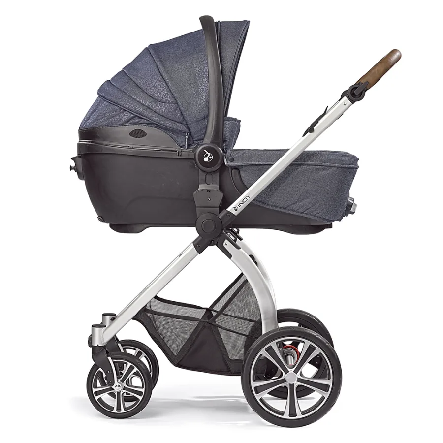 Детская коляска Gesslein Indy Bubble 2 в 1, Denim — главный ракурс