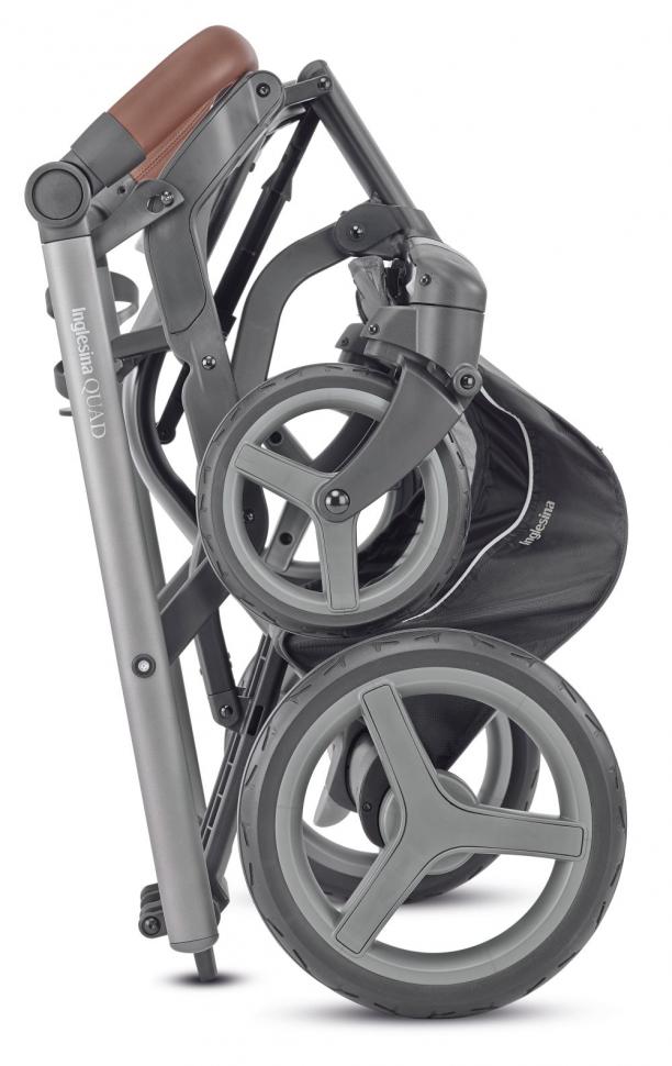 Детская коляска Inglesina Quad System 4 в 1 на шасси Quad Titanium Black Coffee — фото 12