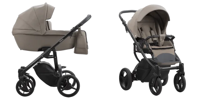 Детская коляска Bebetto Luca Pro 2 в 1, эко-кожа — фото 21