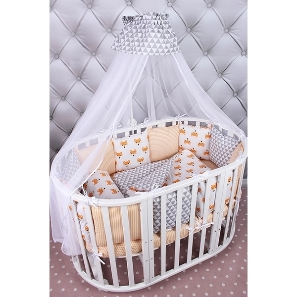 Универсальный комплект постели в кроватку AmaroBaby Lucky, 19 предметов — фото 5