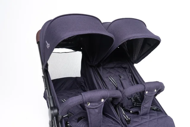 Детская прогулочная коляска для двойни Bubago Model Q Duo — фото 10