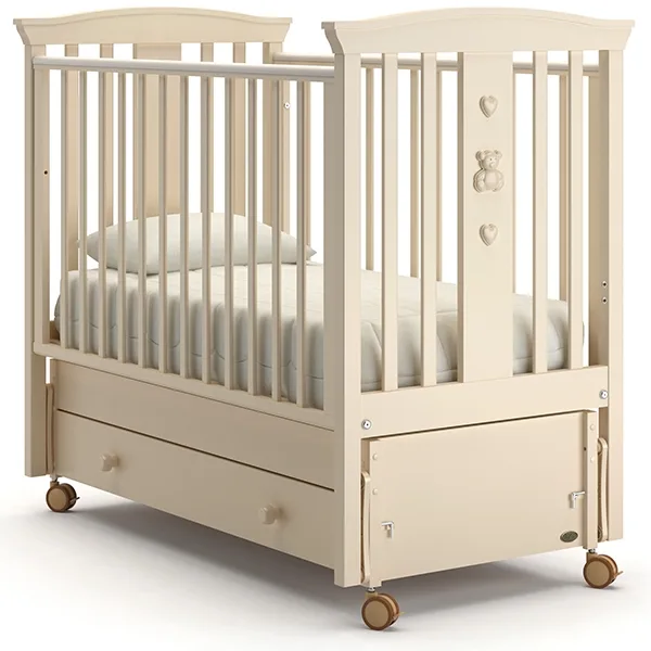Детская кроватка Nuovita Fasto swing, продольный маятник — фото 4
