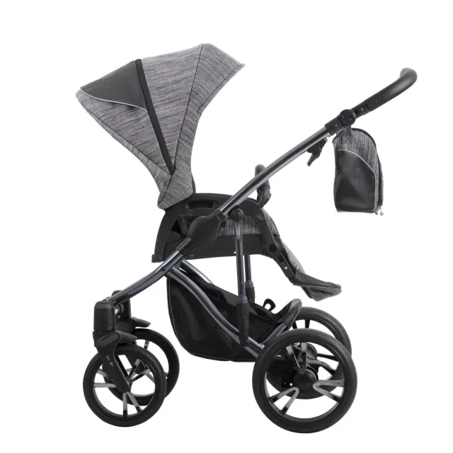 Детская коляска Bebetto Bresso Premium Class Dark 2020 3 в 1 — фото 6