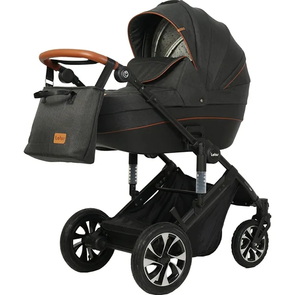 Детская коляска Rant Lotus 3 в 1, Black — главный ракурс