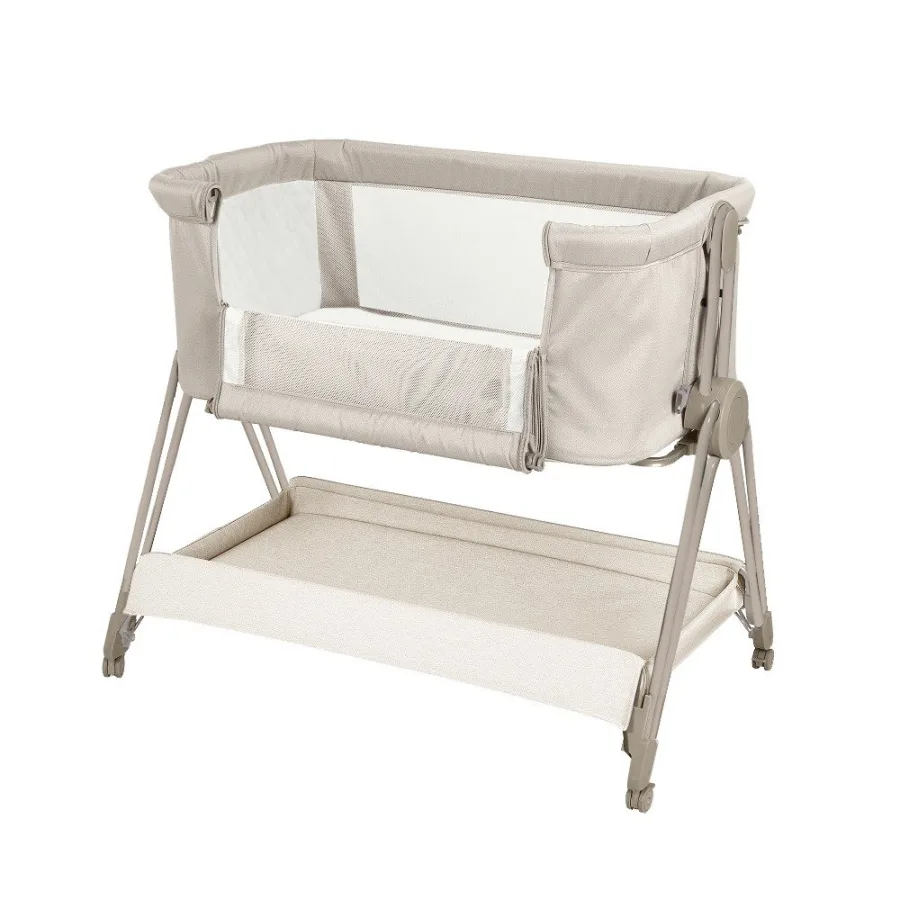 Детская кроватка Carrello Gracia CRL-16502, приставная, Cool Grey — главный ракурс