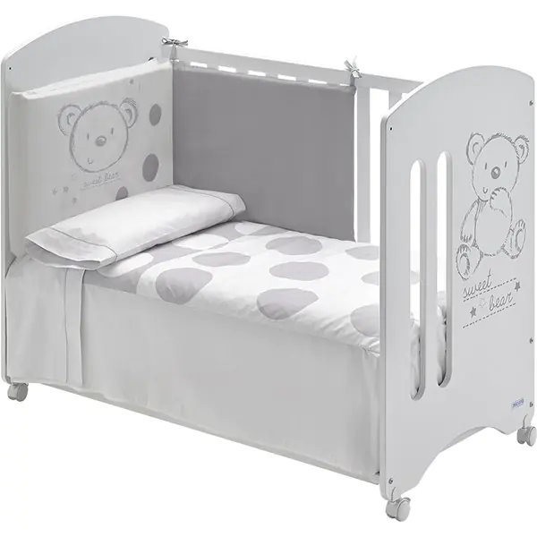 Сменный комплект белья Micuna Sweet Bear Микуна Свит Бир TX-821, 3 предмета, 120 х 60 см — главный ракурс