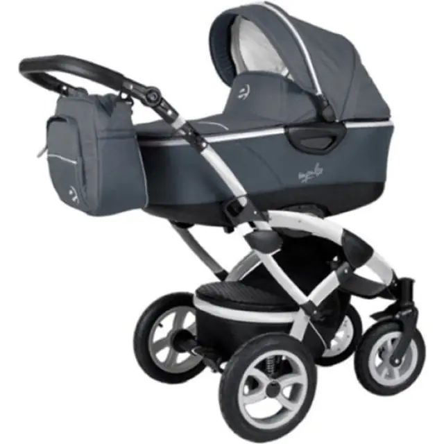Детская коляска Tutic Impulse 2 в 1, шасси Silver, Beige — главный ракурс