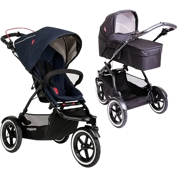 Детская коляска Phil and Teds Sport (Navigator 2) 2 в 1, apple — главный ракурс