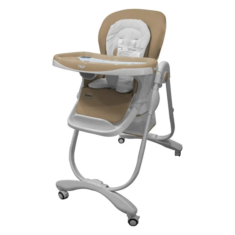 Стульчик для кормления Baby Tilly Trusty T-653, Shell Grey — главный ракурс
