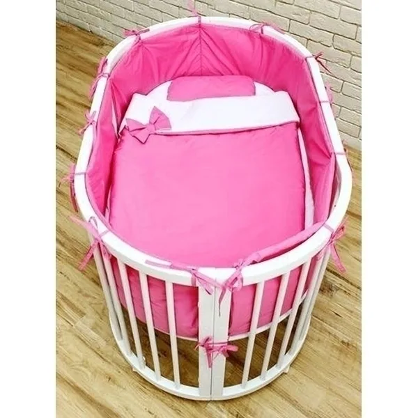 Универсальный комплект в кроватку Классика Evobaby 7 в 1, 7 предметов, бежевый — главный ракурс