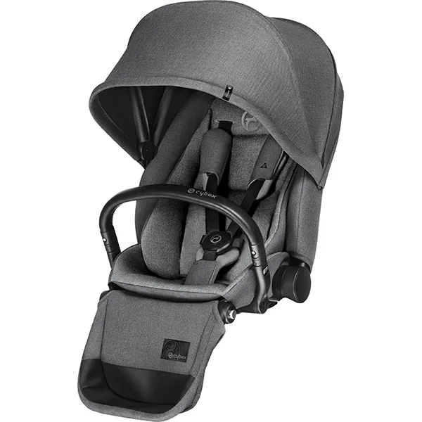 Детская прогулочная коляска Cybex Priam Lux, шасси Trekking Matt Black — фото 16