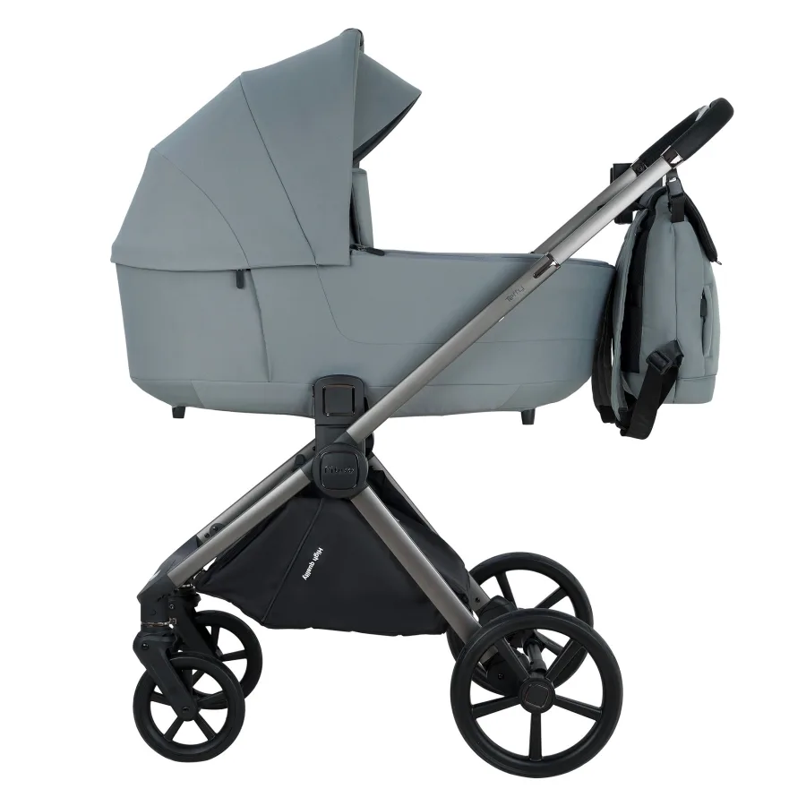 Детская коляска PITUSO Teffy 2 в 1, Blue Tea/Graphite — главный ракурс