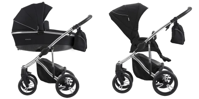 Детская коляска Bebetto Bresso Premium Class Silver 2020 3 в 1 — фото 13