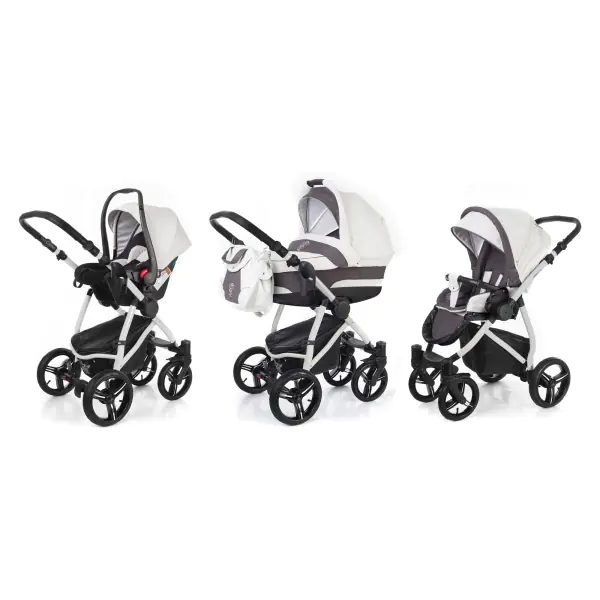 Детская коляска Esspero Newborn Lux 3 в 1, шасси Grey — фото 1