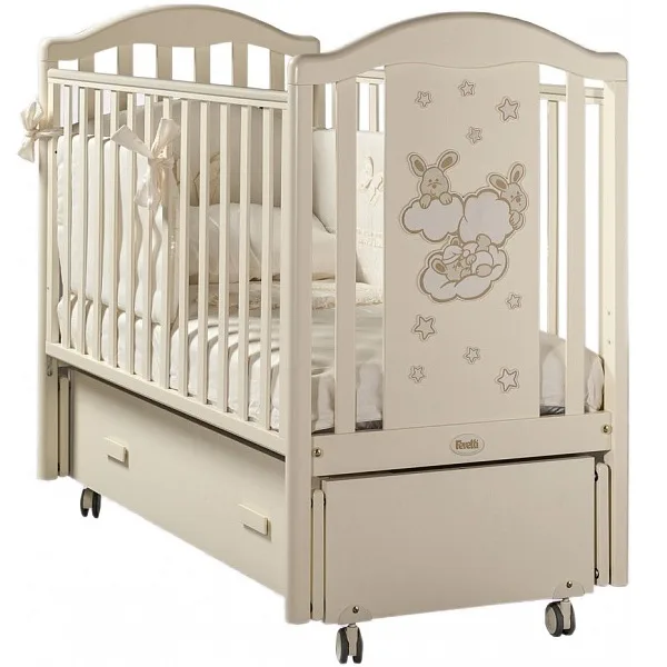 Детская кроватка Feretti Romance Swing продольный маятник — фото 2