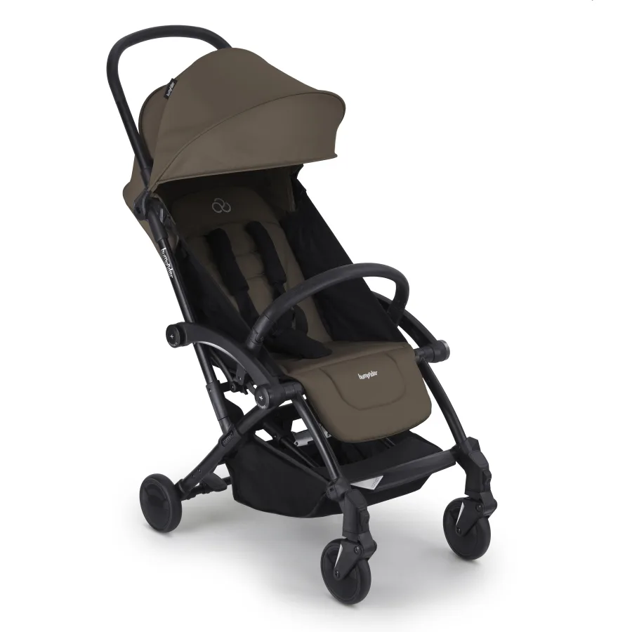 Детская прогулочная коляска Bumprider Connect 3, Black-Grey — главный ракурс