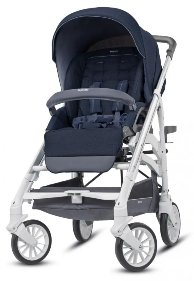 Детская коляска Inglesina Trilogy System Duo 2 в 1 на шасси Trilogy Slate White — фото 3