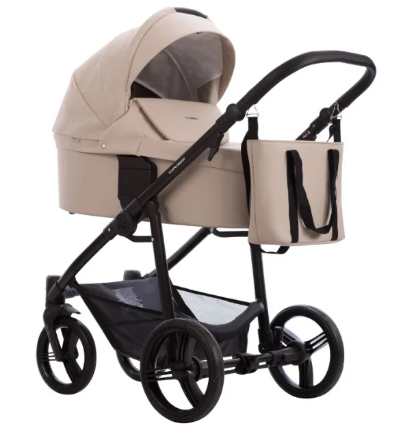 Детская коляска Bebetto Explorer Pro 2 в 1, 06 св.бежевая кожа — главный ракурс