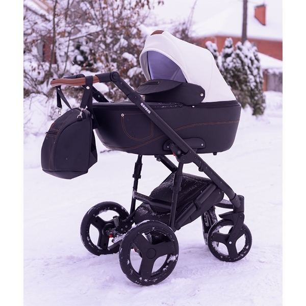 Детская коляска Effole Aurora 100% Ecco 2 в 1, эко-кожа — фото 9