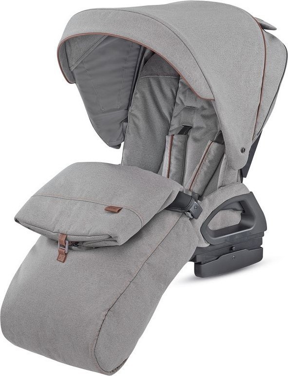Детская коляска Inglesina Quad System 2 в 1 на шасси Quad Titanium Black Cognac — фото 8