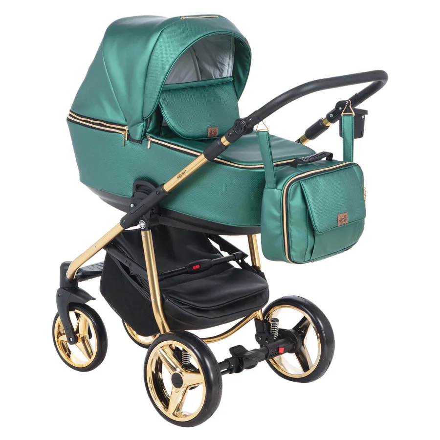 Детская коляска Adamex Reggio Shine Deluxe 2 в 1 — главный ракурс