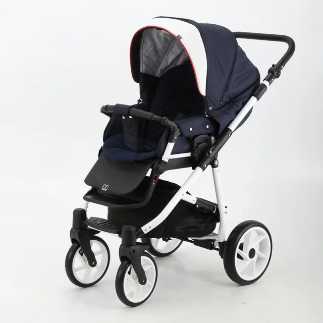Детская коляска BeBe-Mobile Gusto 2 в 1, ткань+эко-кожа — фото 4