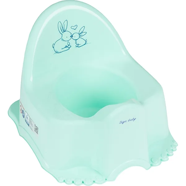 Детский горшок Tega Baby Кролики (Little Bunny), Mint - Мятный — главный ракурс