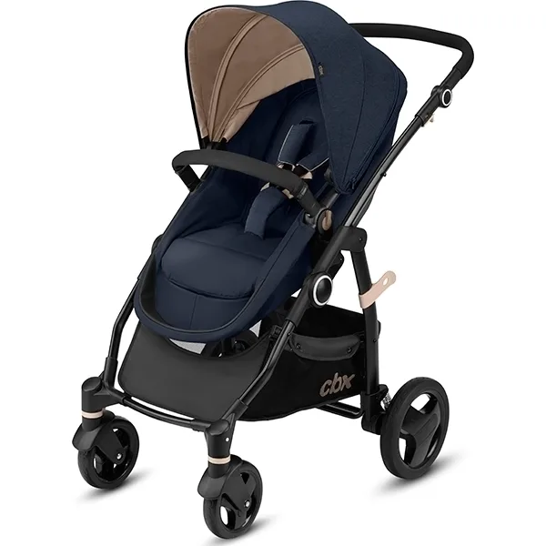Прогулочная коляска Cybex Leotie Flex с рождения, Black — главный ракурс