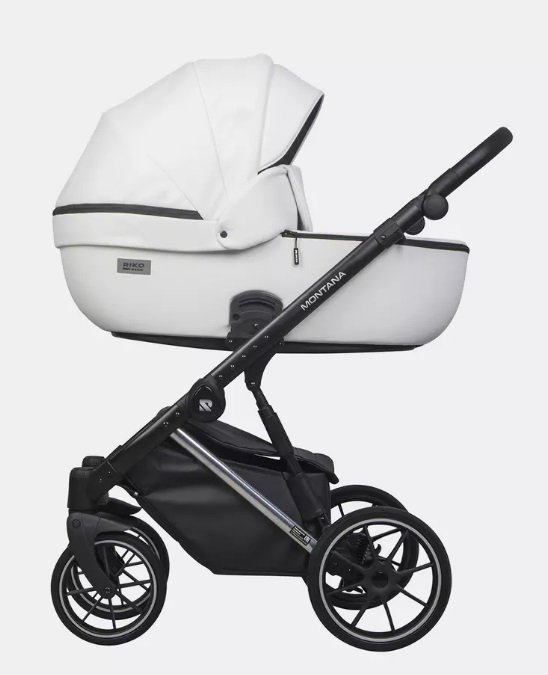 Детская коляска Riko Basic Montana Premium Silver 2 в 1 — фото 3
